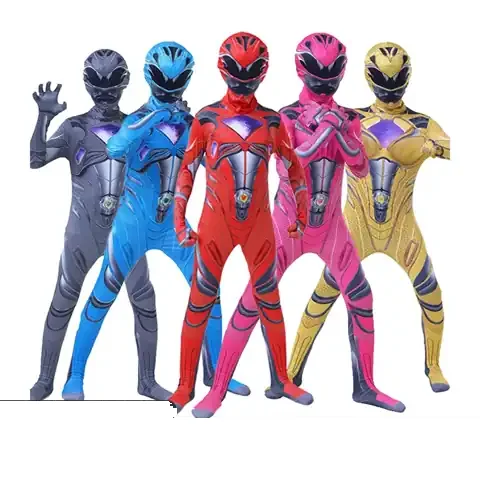Bedrucktes Ranger-Kostümsortiment — Power Rangers