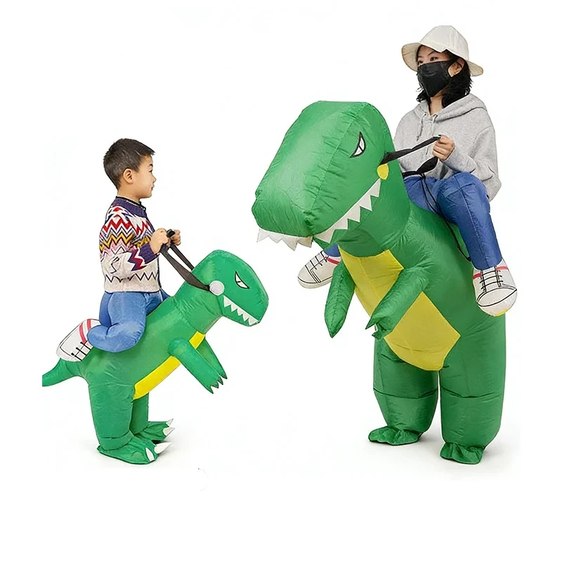 Aufblasbares Dinosaurierreiter-Kostüm — Dinosaur Costumes