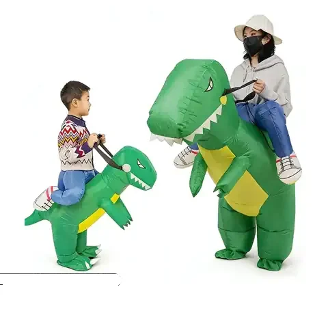 Aufblasbares Dinosaurierreiter-Kostüm — Dinosaur Costumes