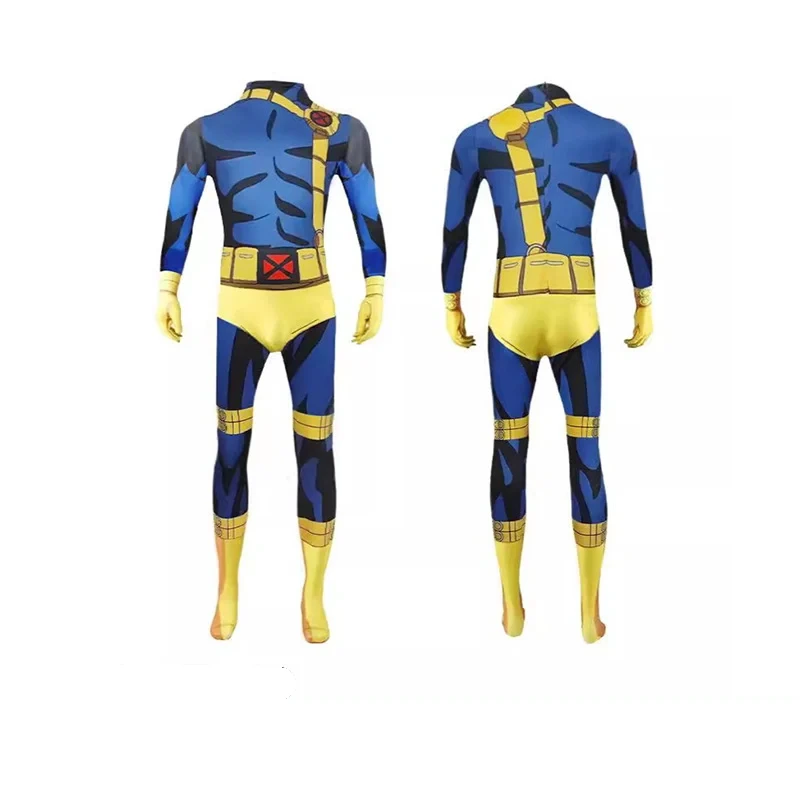 Bedruckter Cyclops-Helden-Ganzkörperanzug — X-Men