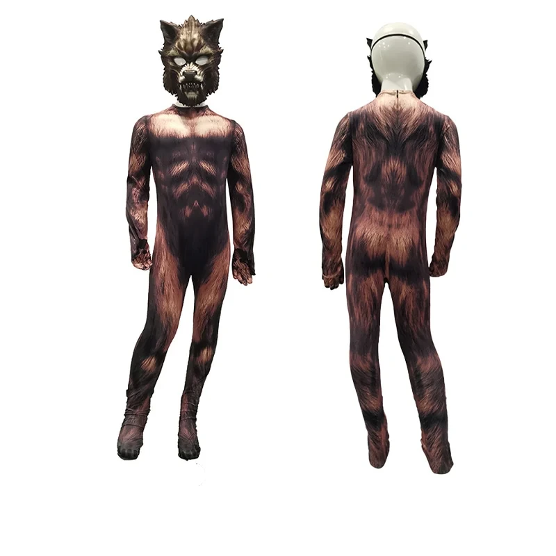 Horror-Werwolf-Kostüm-Ganzkörperanzug — Halloween