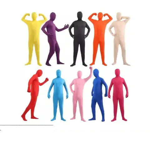 Einfarbiger Ganzkörper-Kostümanzug — Solid-Colour Suits