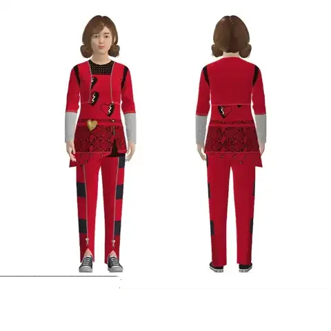 Red-Ganzkörperanzug — Descendants