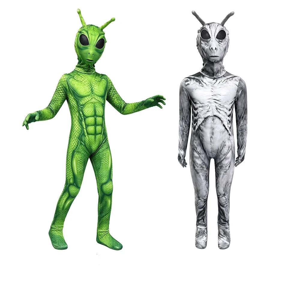 Graues Alienkostüm