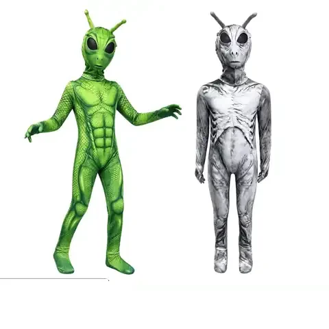 Graues Alienkostüm