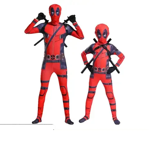 Bedruckter Deadpool-Ganzkörperanzug
