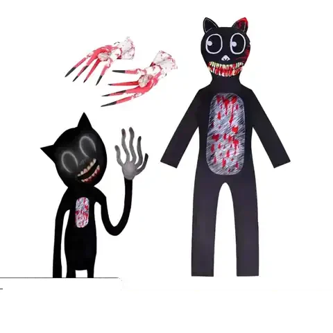 Siren Head & Cartoon Cat-Kostümsortiment — Horror Game Characters